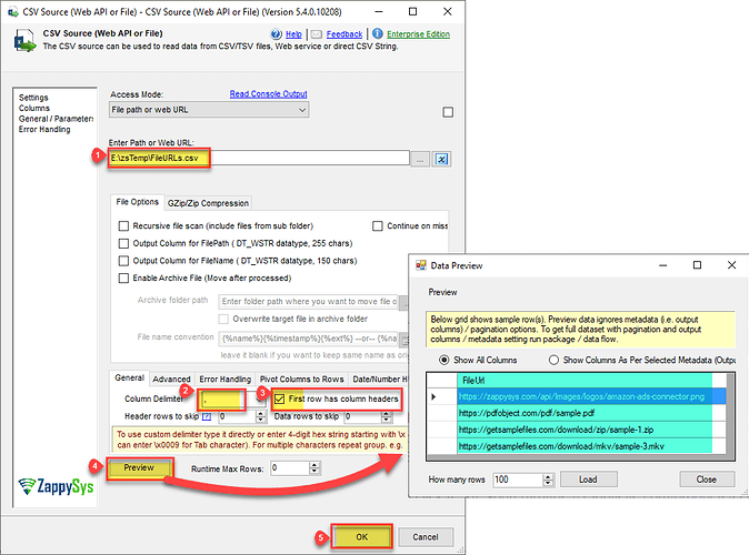 CSV Source