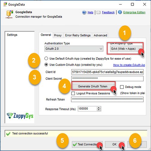 Google Analytics Connection