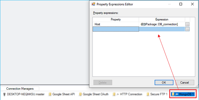 MongoDB connection expression