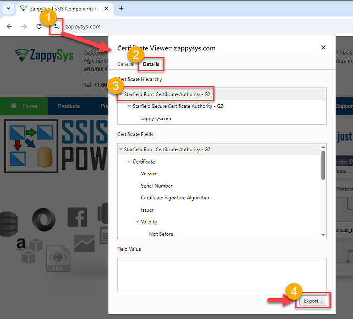 ZappySys SSL Certificate