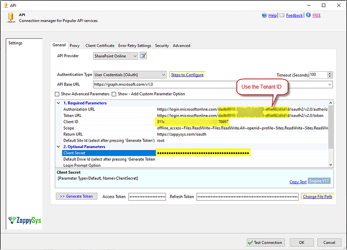 SharePoint Connection