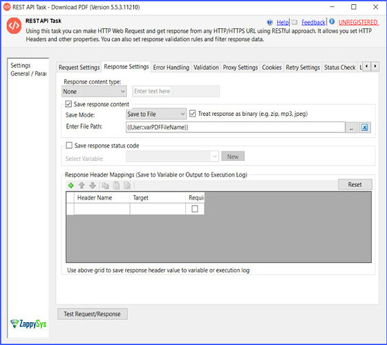Download PDF - Response Settings