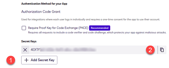 Generate DocuSign Client Secret for API Call