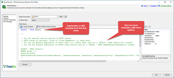 ZS Query example