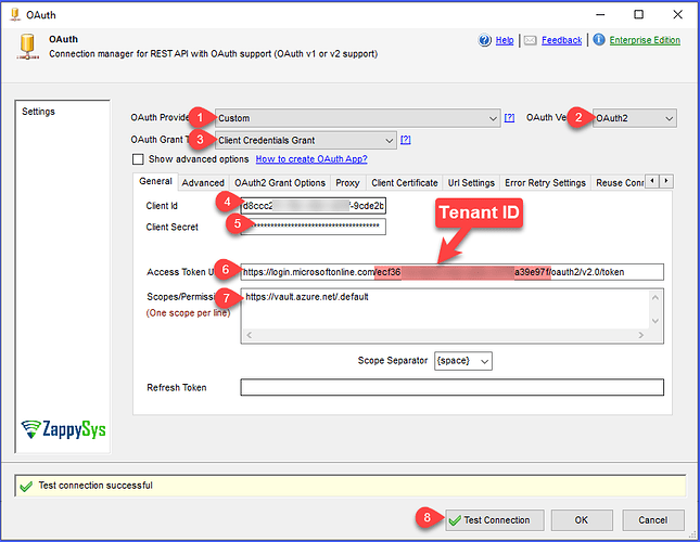 OAuth2 ClientCredentials Configuration