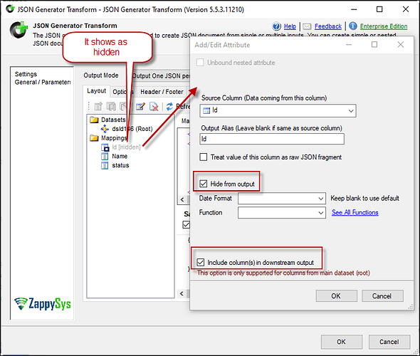 JSON generator example