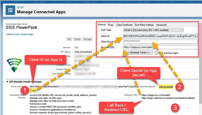 Copy Client Id & Secret