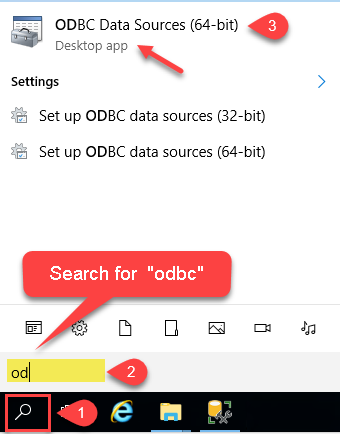odbc-data-source-64-bits