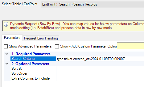Search Records Endpoint