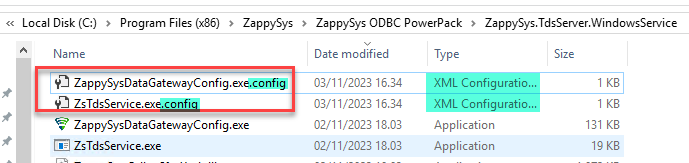 ZappySys Data Gateway Config Files