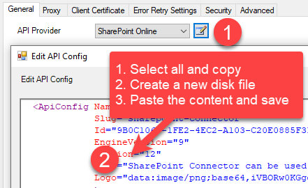 Edit embedded connector file code and use as disk file