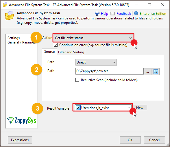 File validation variable