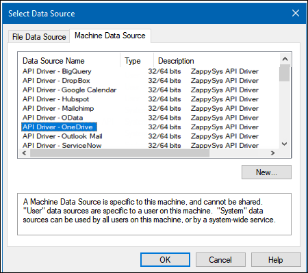 Select Data Source