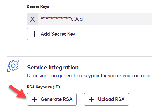 Generate RSA Public/Private Keys for DocuSign - Needed for JWT Auth