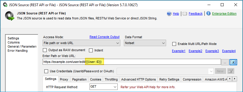 Foreach loop example