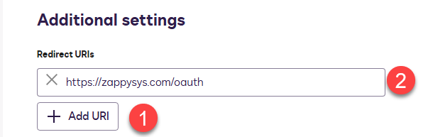Add DocuSign Redirect / Callback URL for OAuth / API call