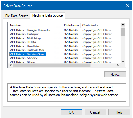 Select Data Source