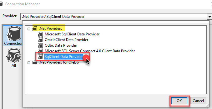 NET ProvidersqlClient Data Provider