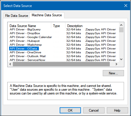 Select Data Source